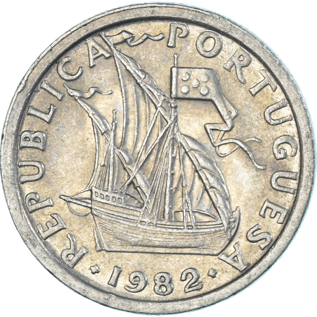 Moneda, Portugal, 2-1/2 Escudos, 1982