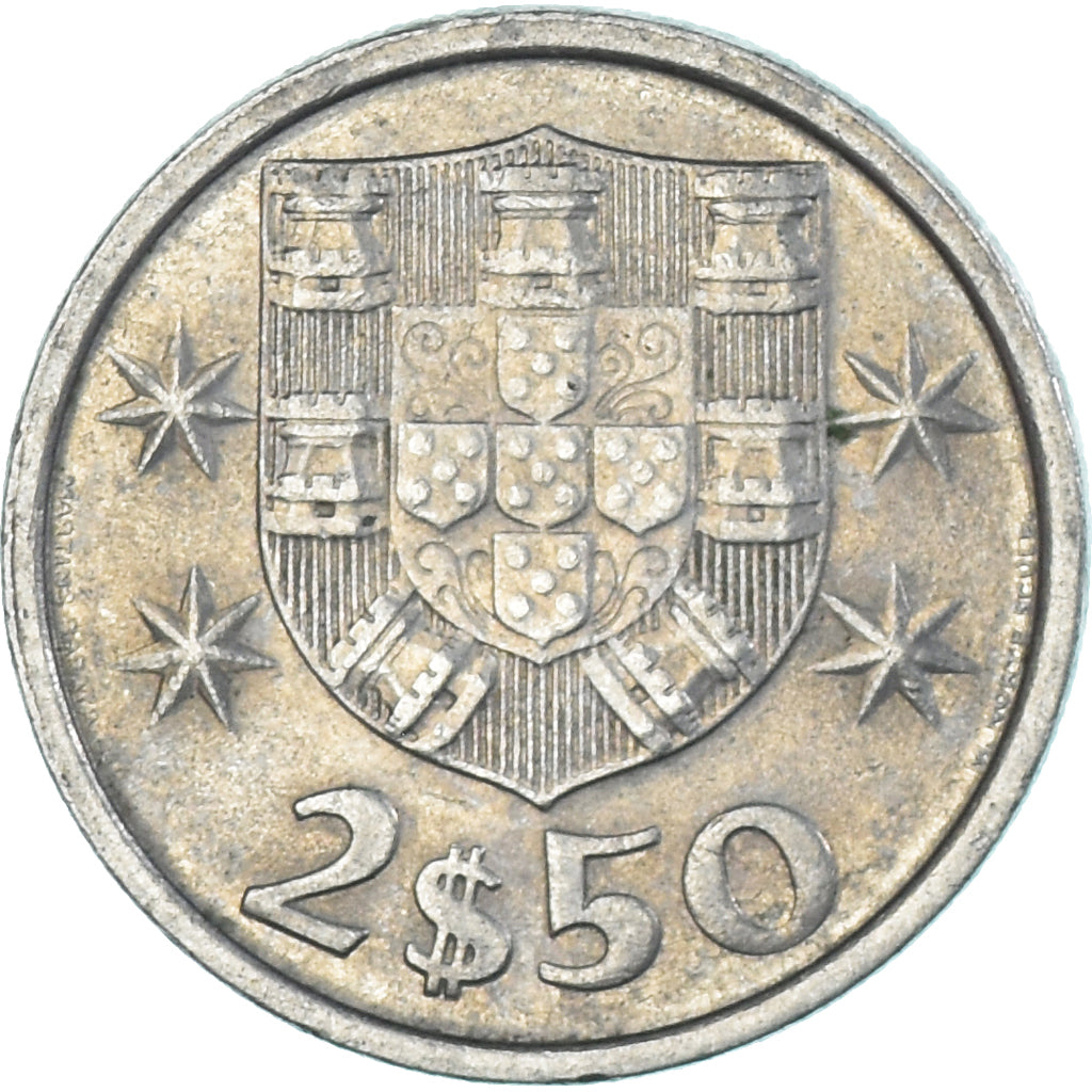 Moneda, Portugal, 2-1/2 Escudos, 1982