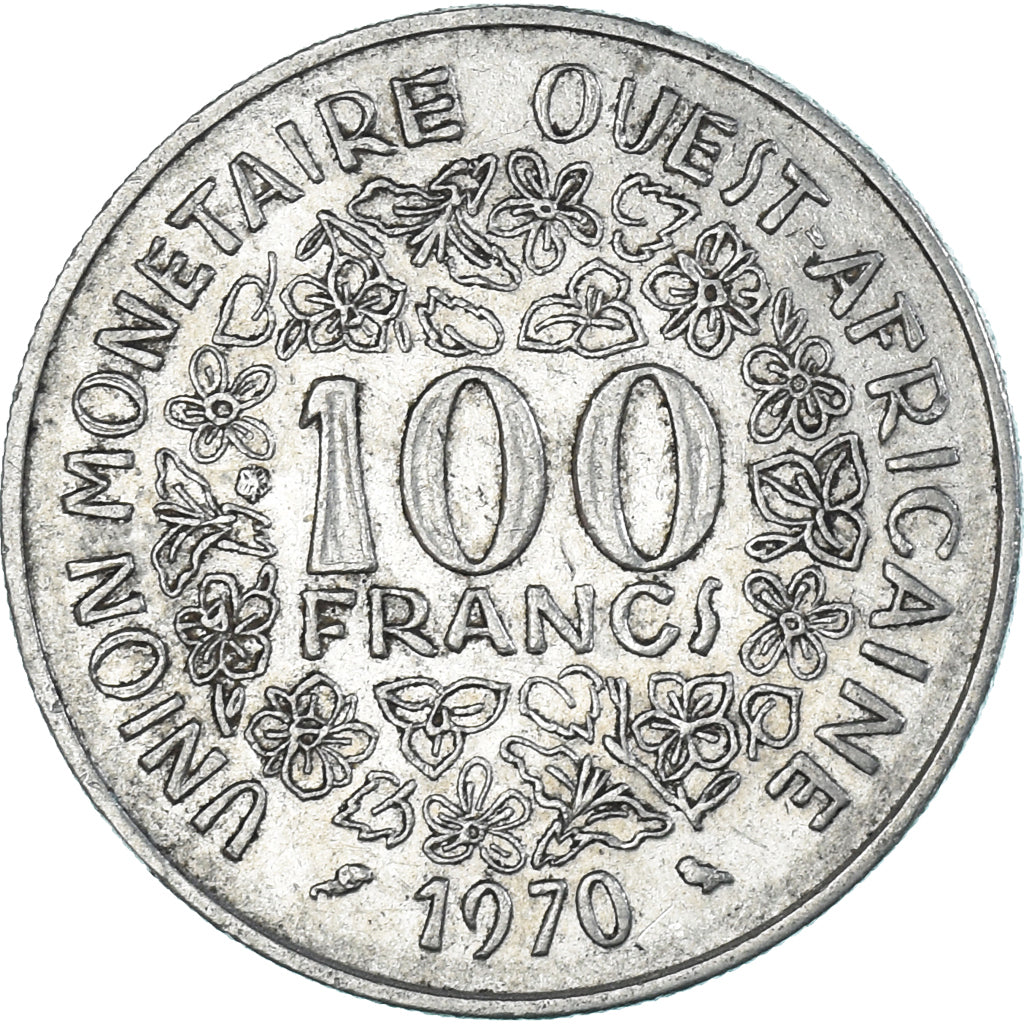 Moeda, Estados da África Ocidental, 100 Francs, 1970