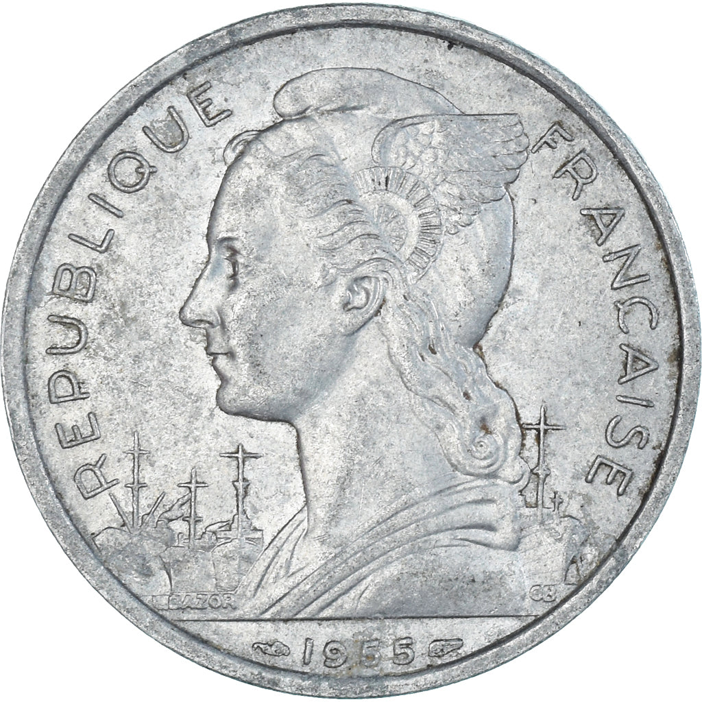 Coin, France, 5 Francs, 1955