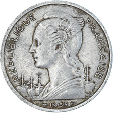 Monnaie, Madagascar, 5 Francs, 1953
