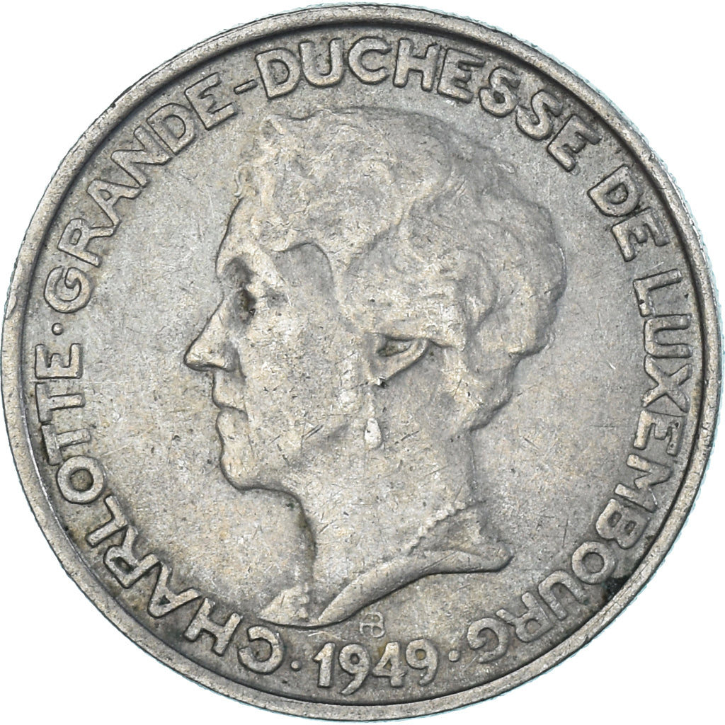 Coin, Luxembourg, 5 Francs, 1949