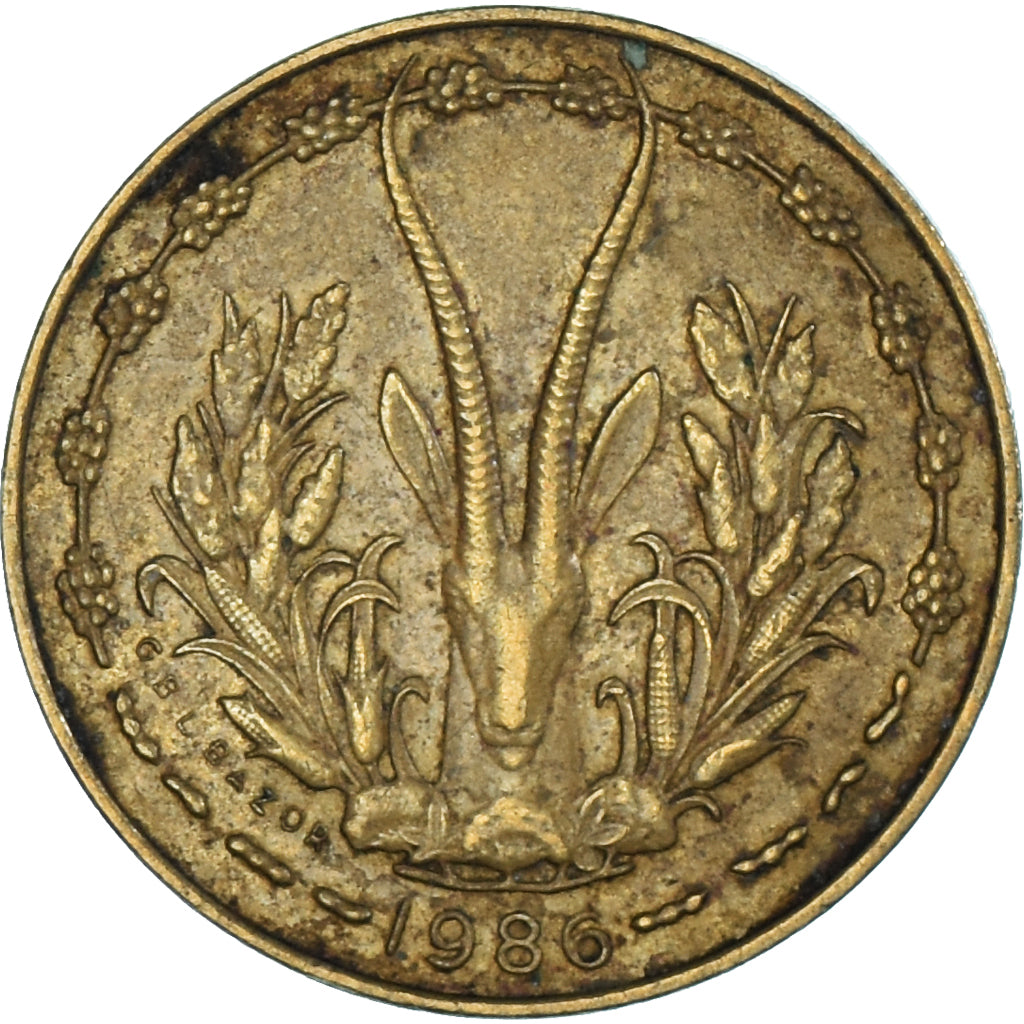 Monnaie, Communauté économique des États de l'Afrique de l'Ouest, 5 Francs