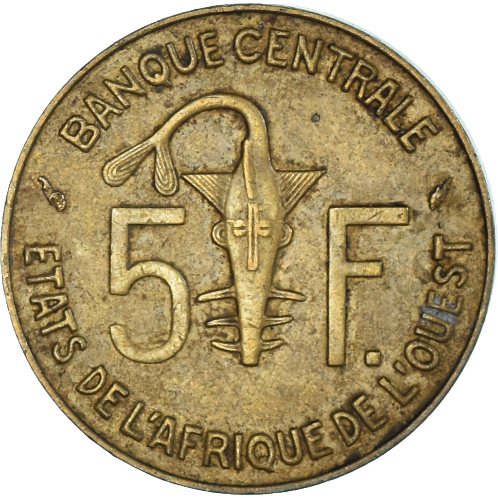 Monnaie, Communauté économique des États de l'Afrique de l'Ouest, 5 Francs