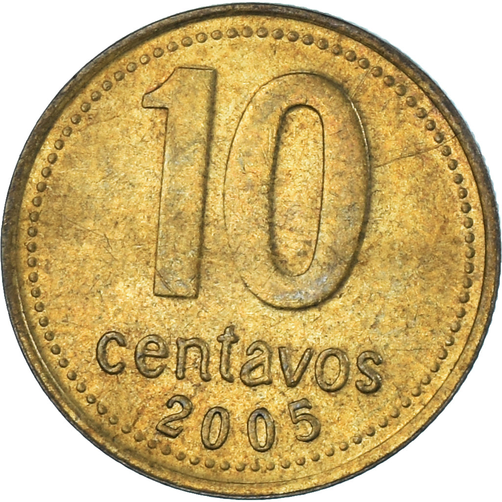 Moeda, Argentina, 10 Centavos, 2005