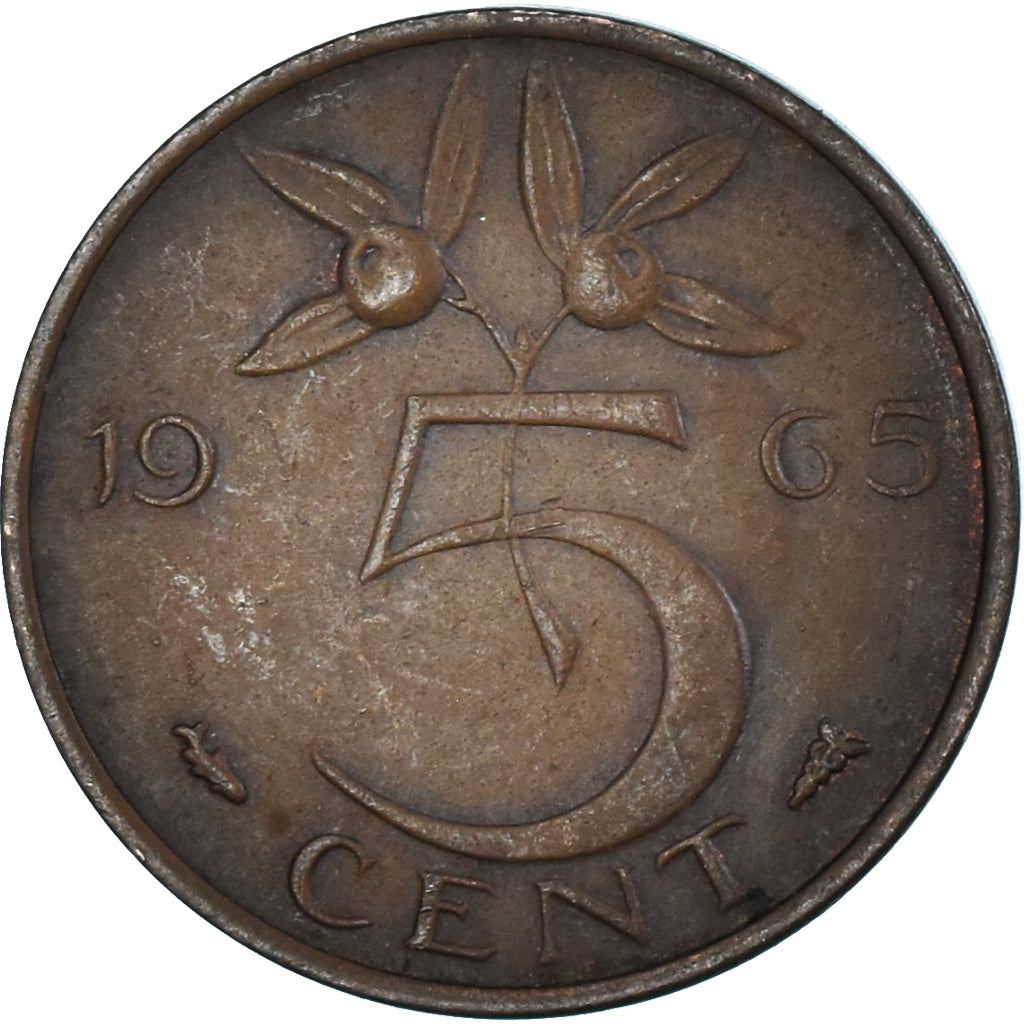 Monnaie, Pays-Bas, 5 Cents, 1965