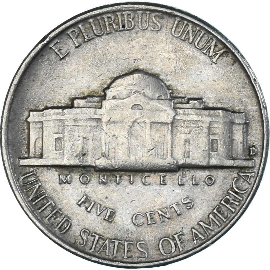 Moneta, Stati Uniti, 5 Cents, 1955