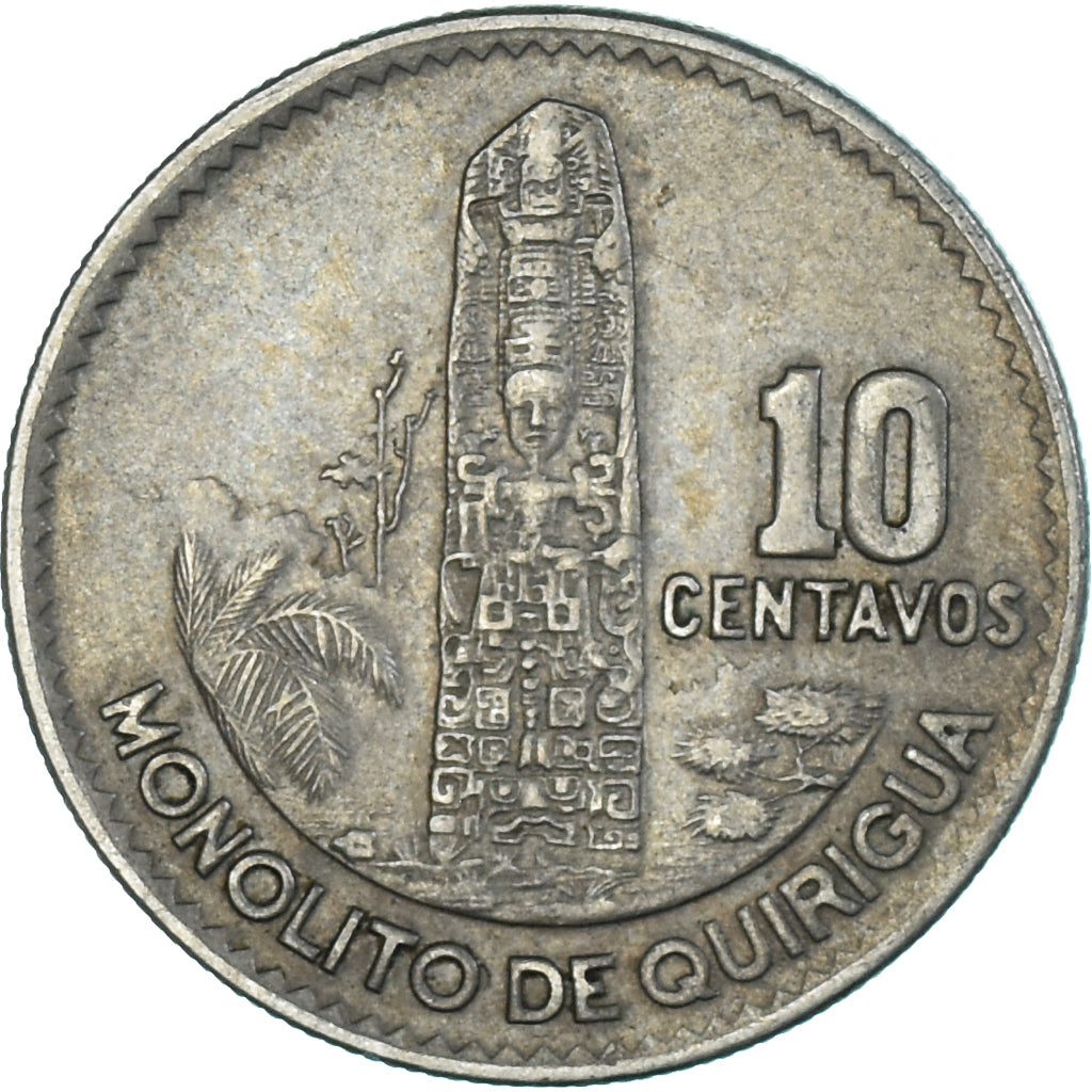 Moneda, Guatemala, 10 Centavos, 1966