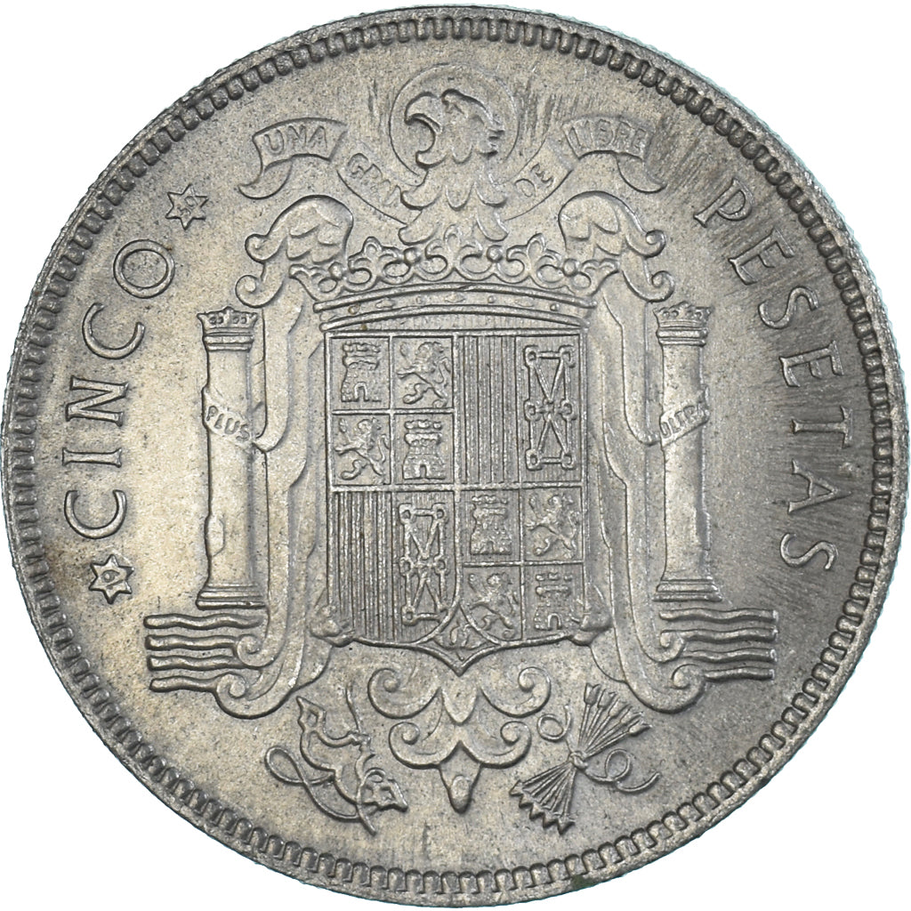Moneda, España, 5 Pesetas, 1950