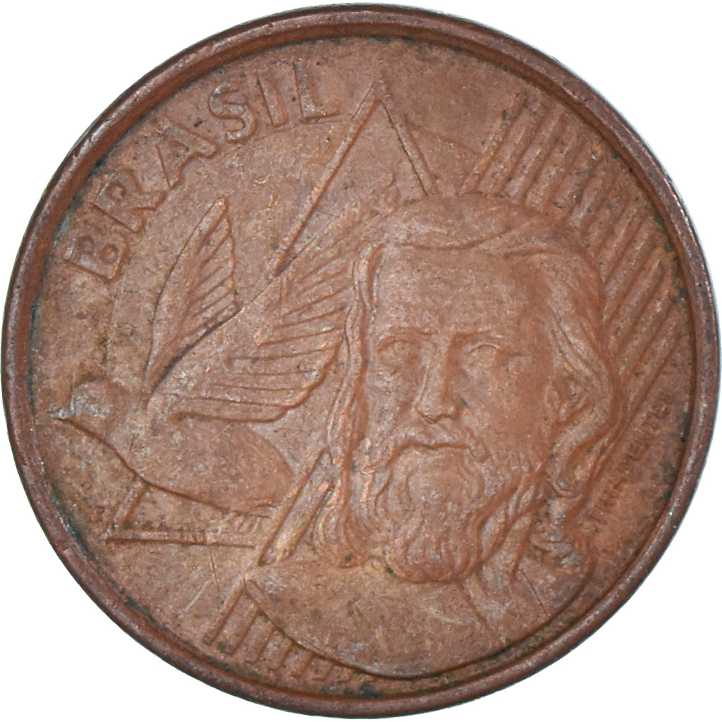 Munten, Brazilië, 5 Centavos, 2008