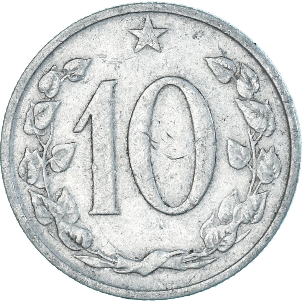 Coin, Czechoslovakia, 10 Haleru, 1962