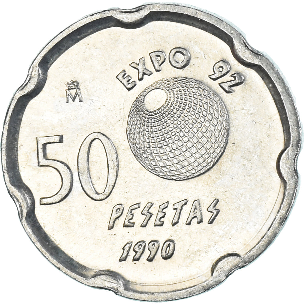 Moneda, España, 50 Pesetas, 1990