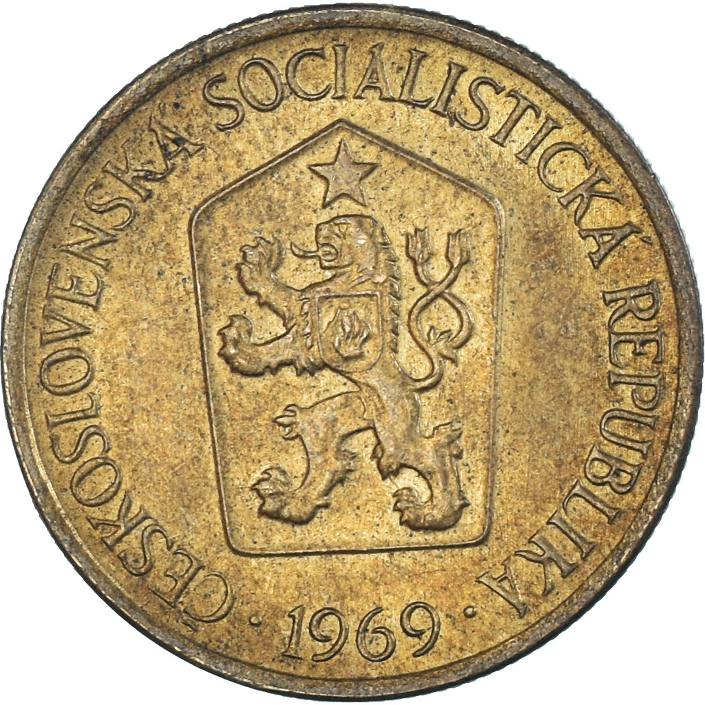 Münze, Tschechoslowakei, Koruna, 1969