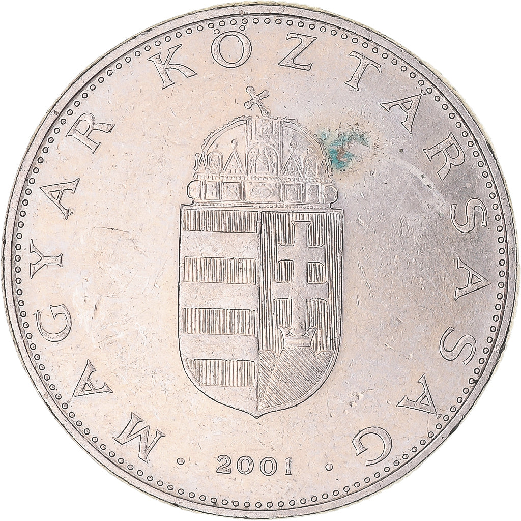 Coin, Hungary, 10 Forint, 2001