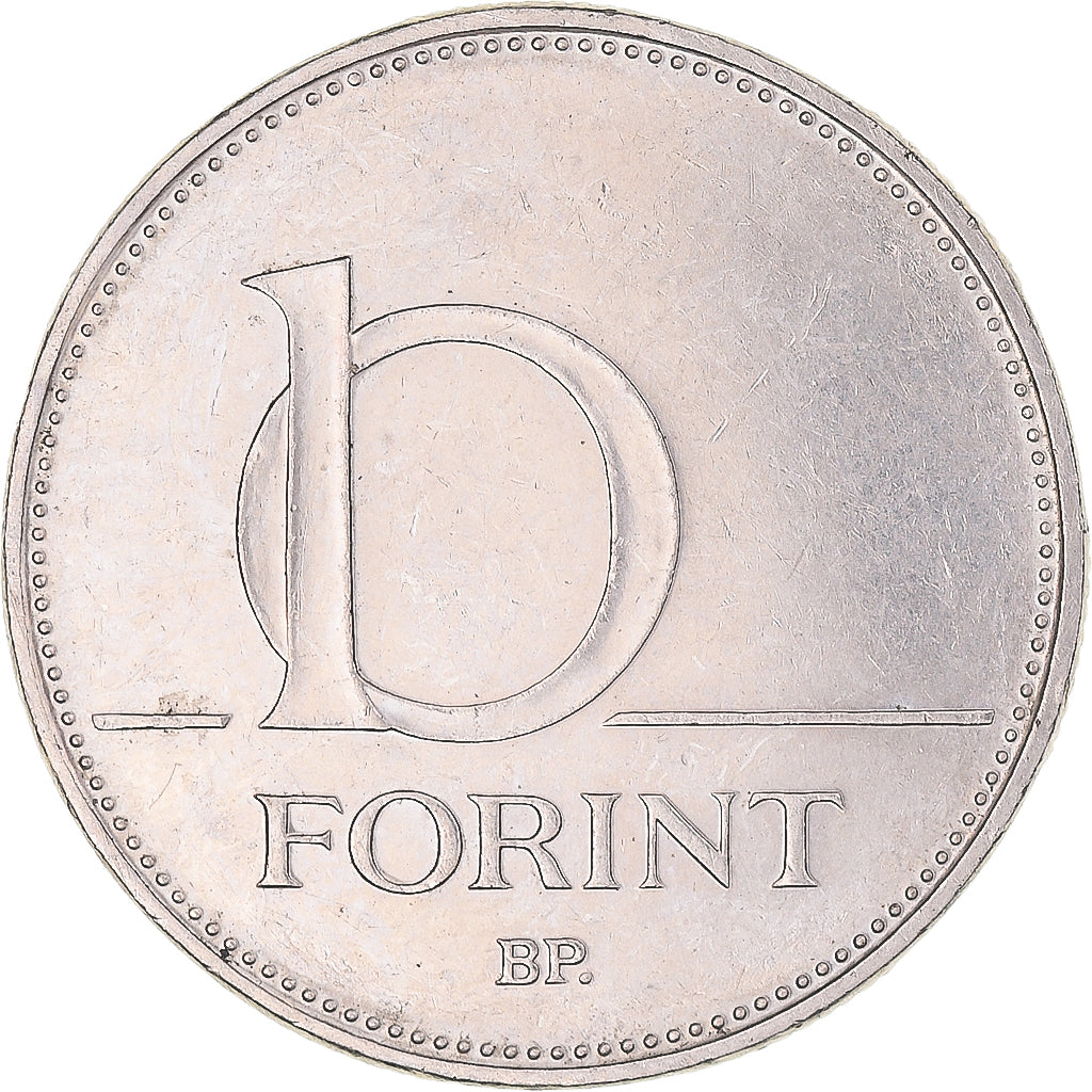 Coin, Hungary, 10 Forint, 2001