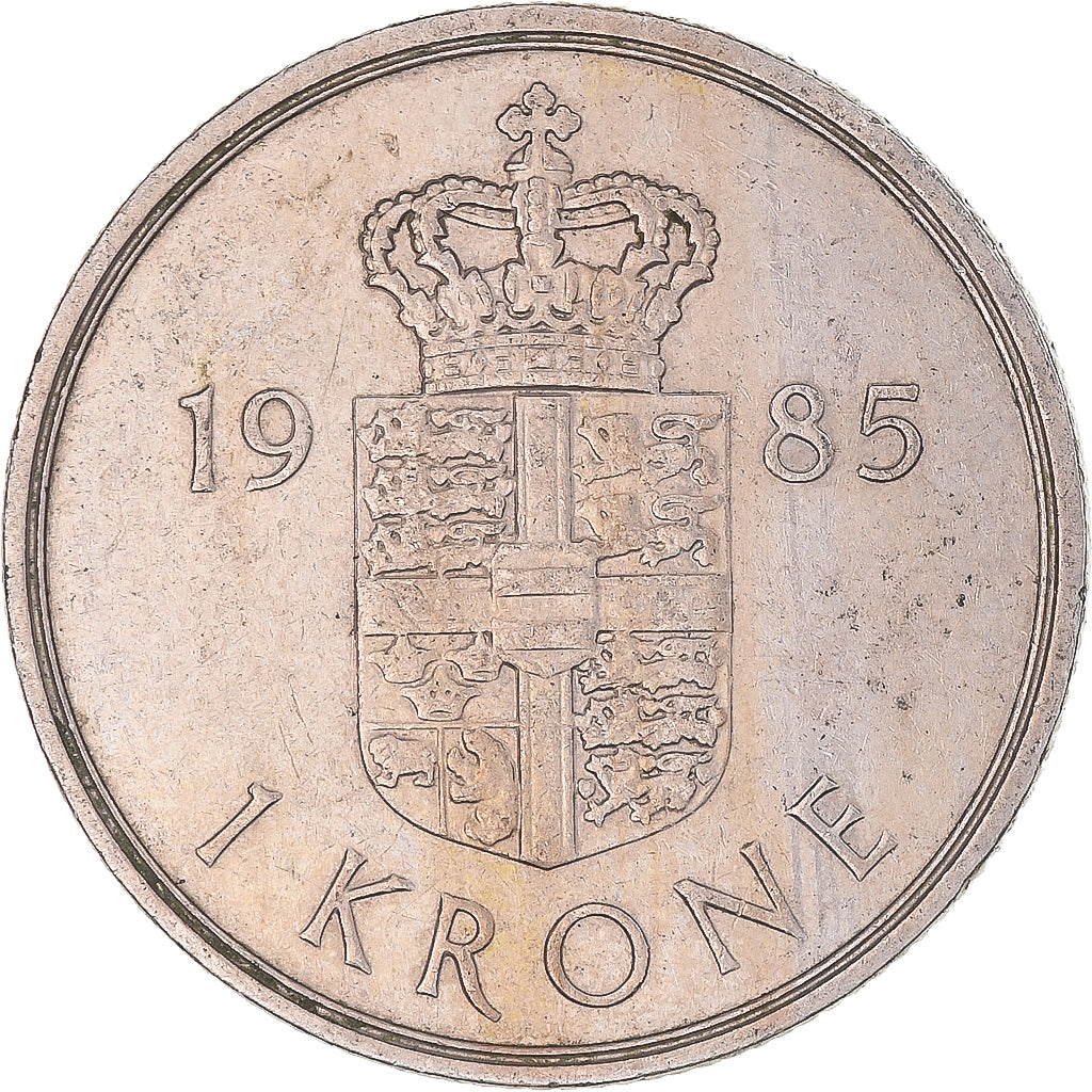 Monnaie, Danemark, Krone, 1985
