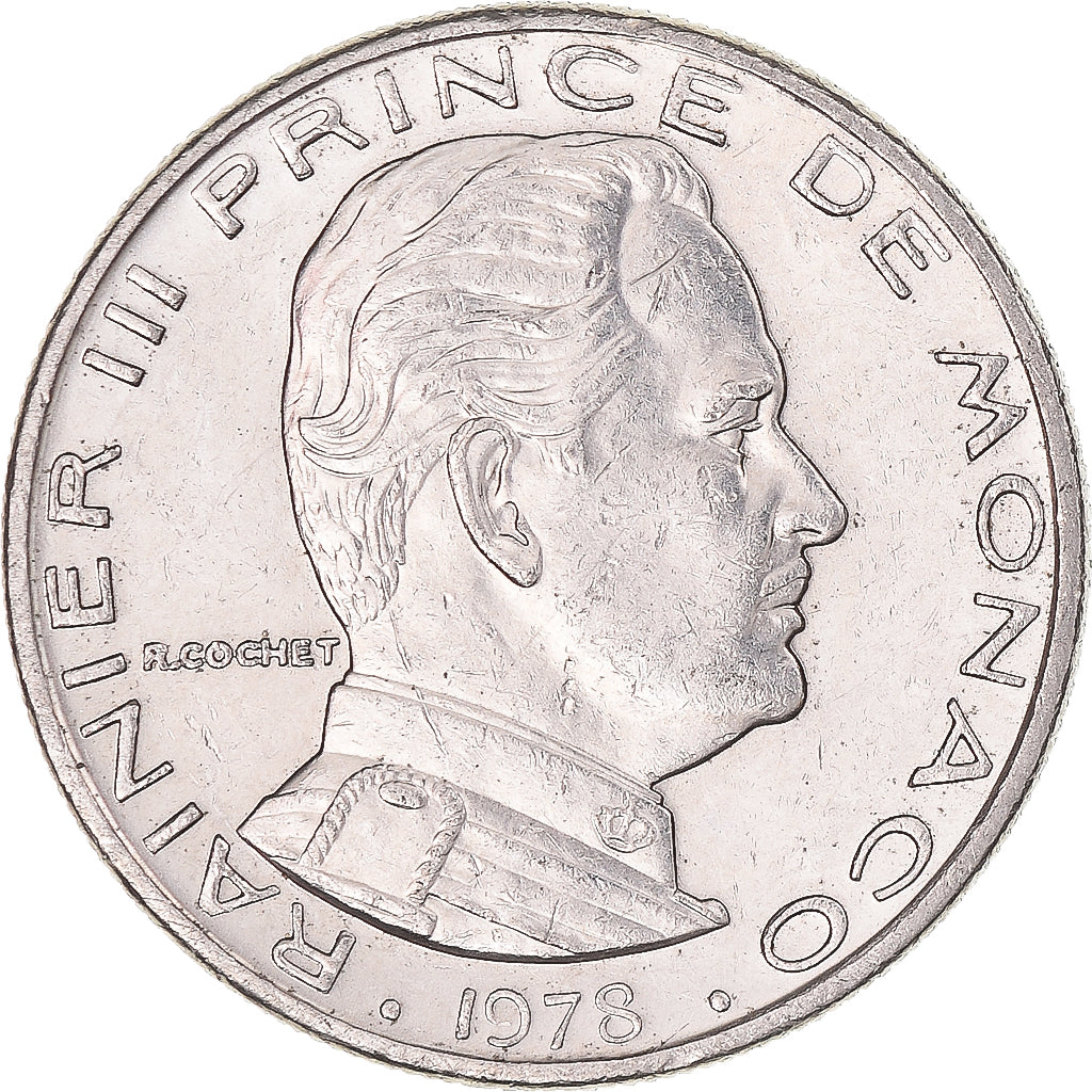 Monnaie, Monaco, Franc, 1978