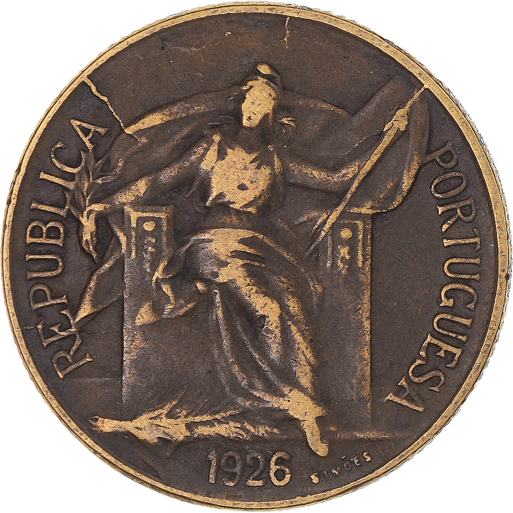 Moneta, Portogallo, 50 Centavos, 1926