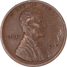 Coin, United States, Cent, 1916