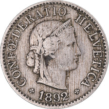 Coin, Switzerland, 5 Rappen, 1892