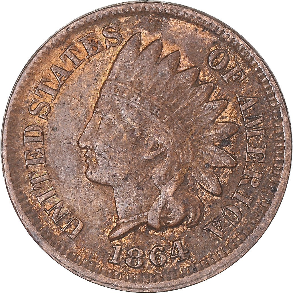 Coin, United States, Cent, 1864