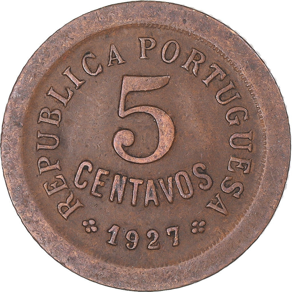 Moneda, Portugal, 5 Centavos, 1927