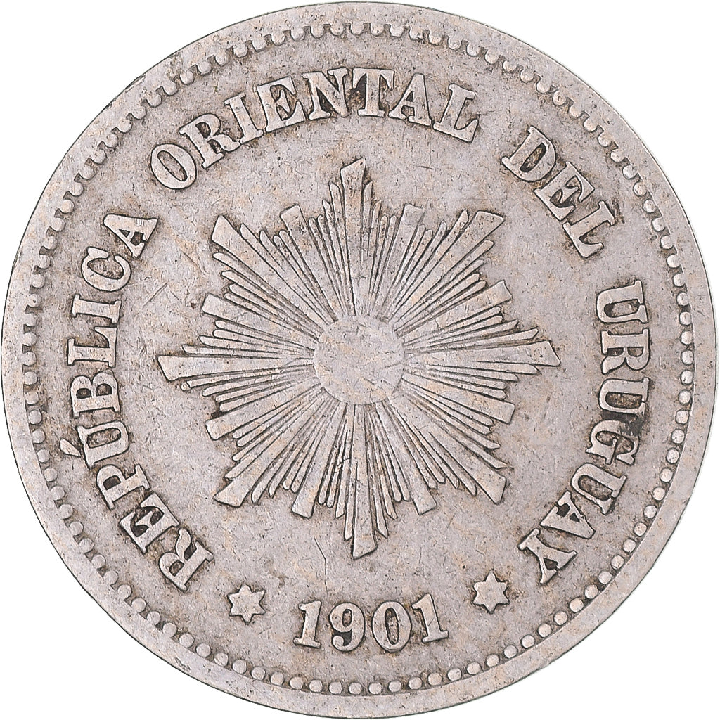 Münze, Uruguay, 5 Centesimos, 1901