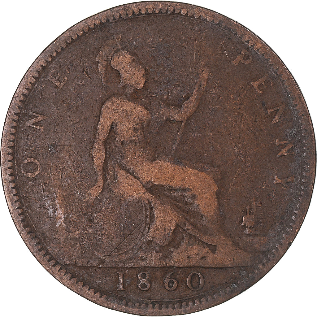 Coin, Great Britain, Penny, 1860