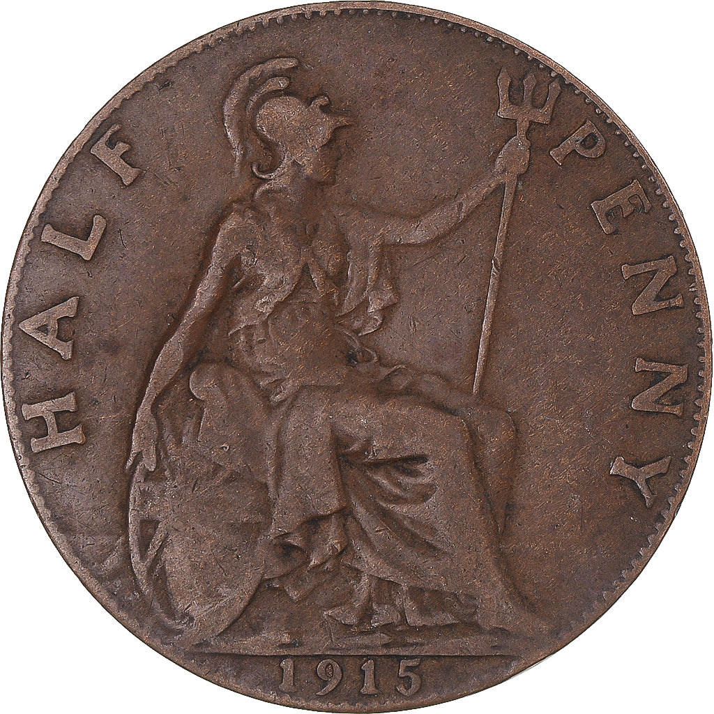 Moneta, Gran Bretagna, 1/2 Penny, 1915