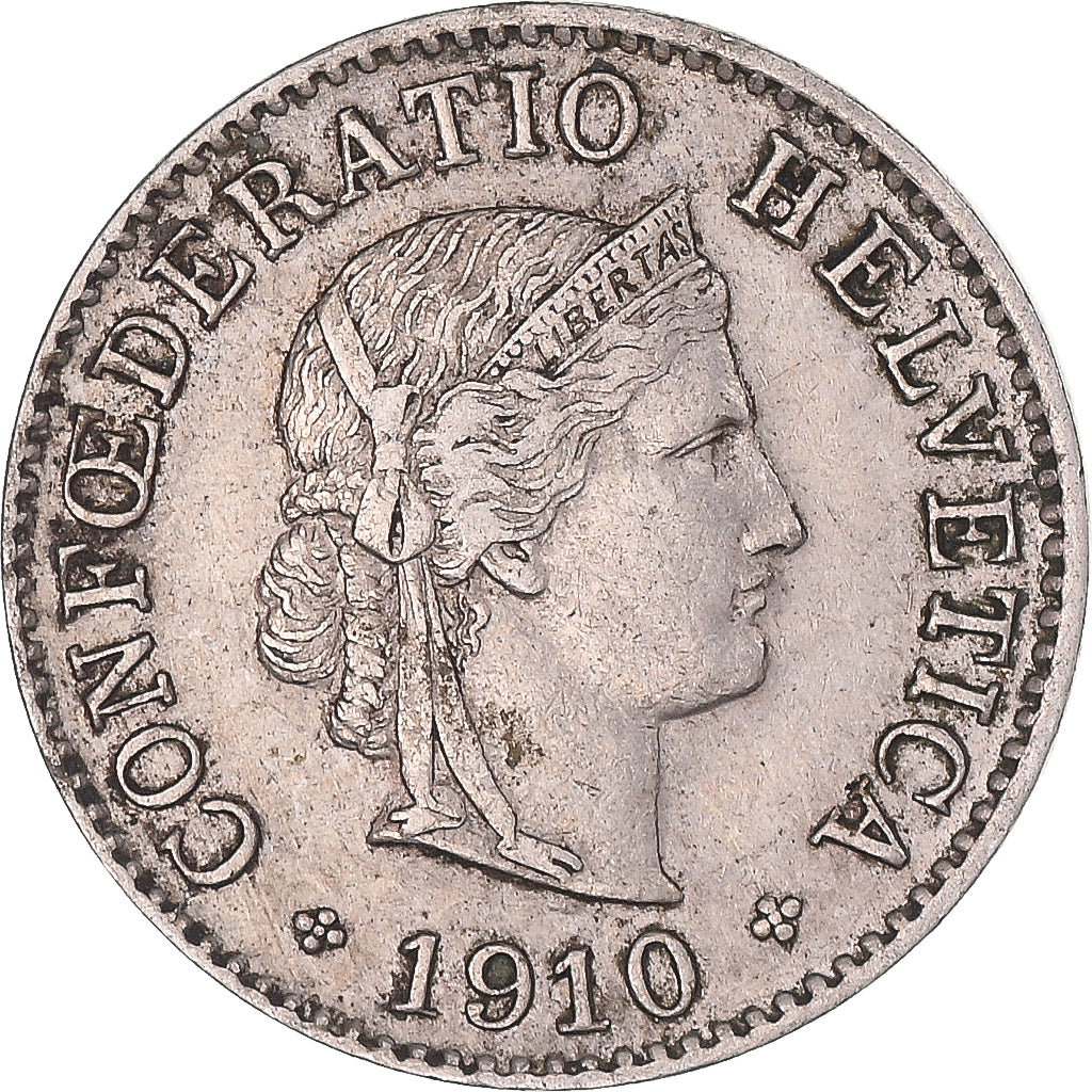 Moneta, Szwajcaria, 5 Rappen, 1910