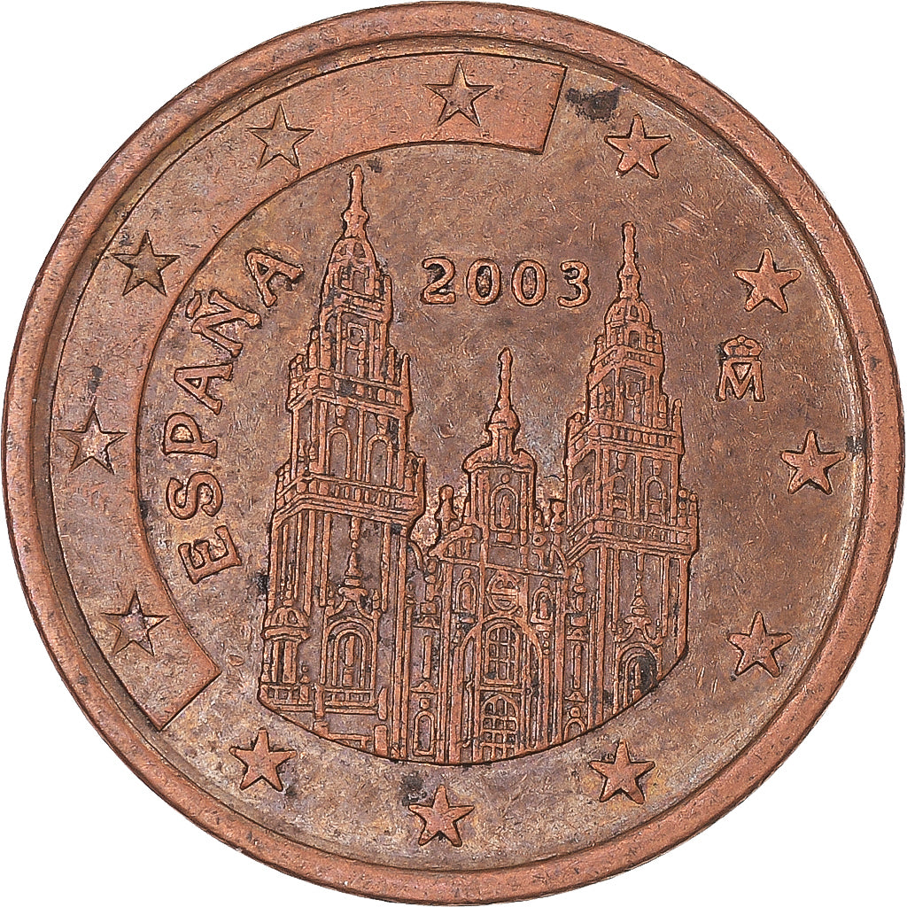 Moeda, Espanha, 5 Euro Cent, 2003