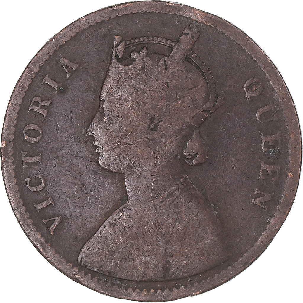 India, 1/4 Anna, 1862
