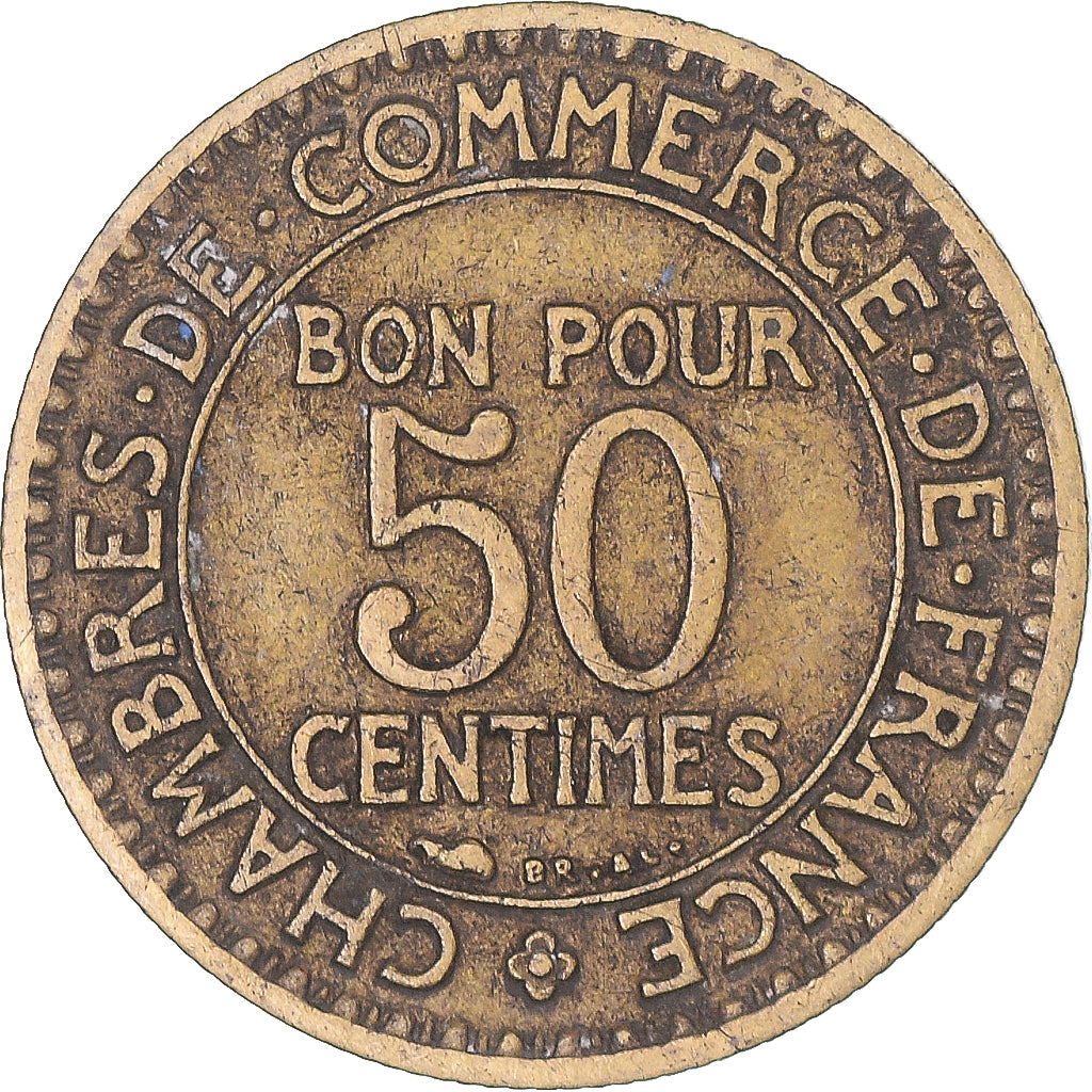 Münze, Frankreich, 50 Centimes, 1927