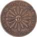 Moneta, Uruguay, Centesimo, 1869