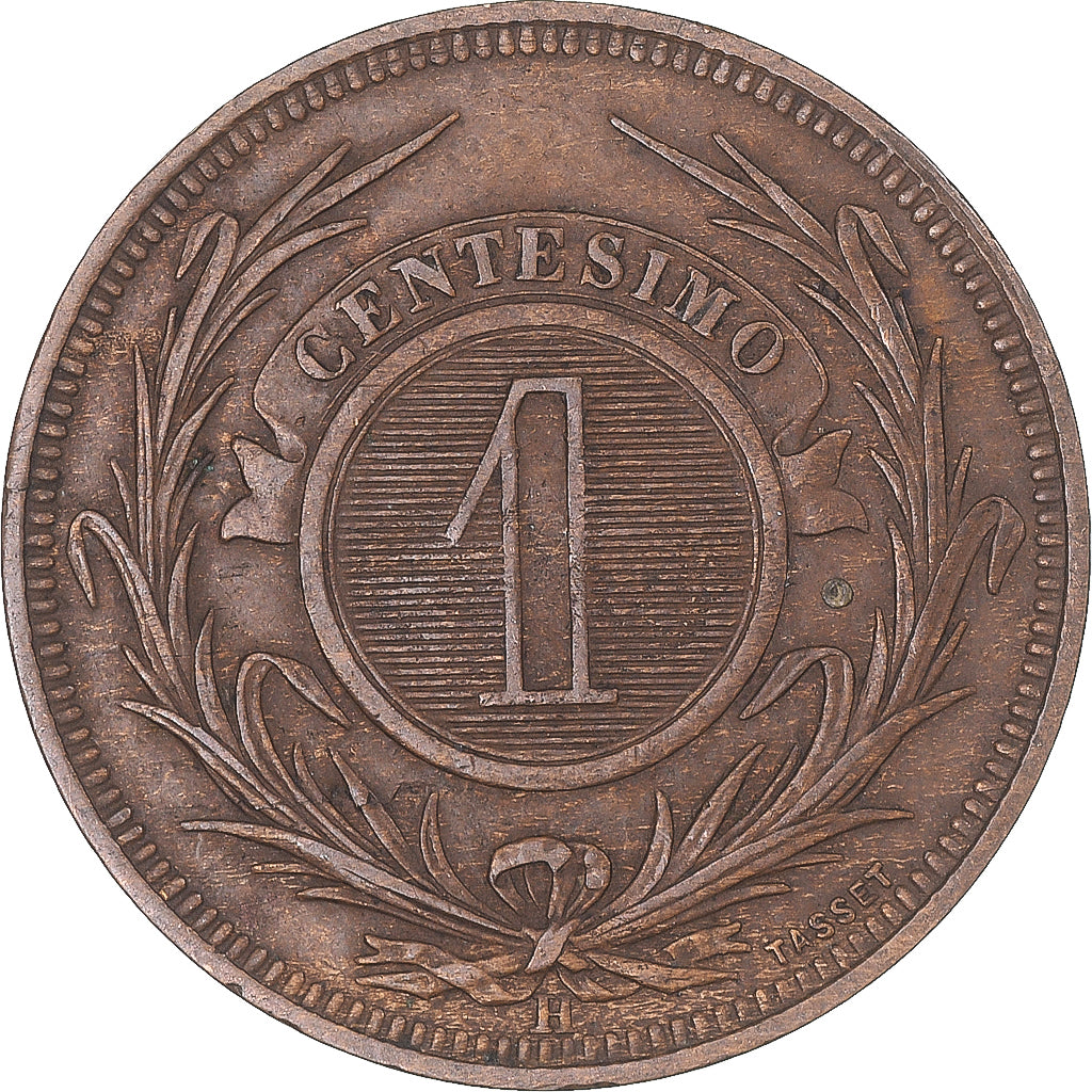 Moneta, Uruguay, Centesimo, 1869