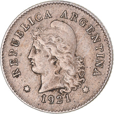Moneta, Argentina, 10 Centavos, 1921
