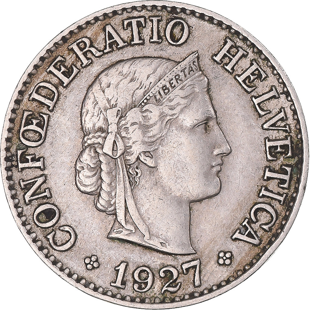 Monnaie, Suisse, 10 Rappen, 1927
