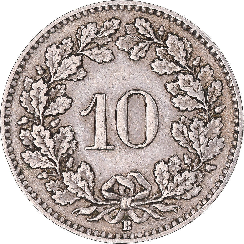 Monnaie, Suisse, 10 Rappen, 1927