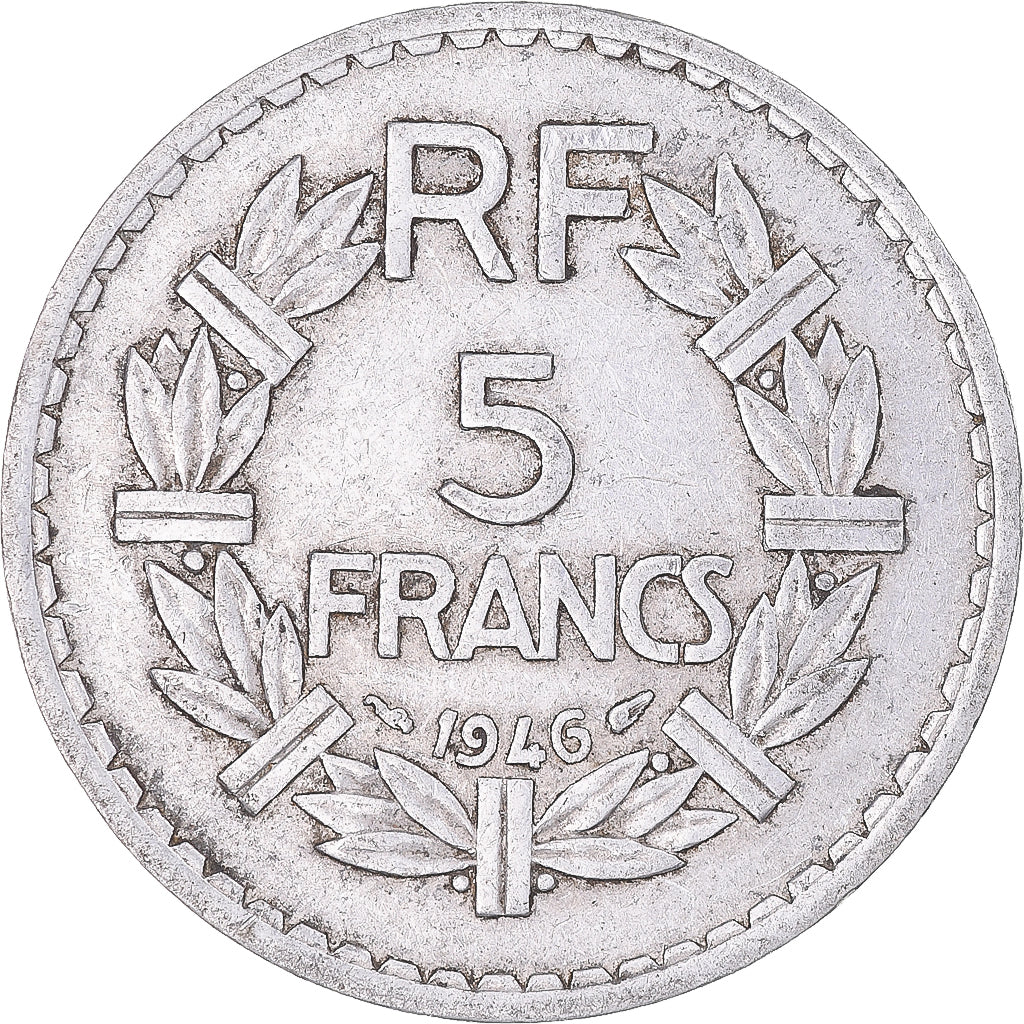 Monnaie, France, 5 Francs, 1946