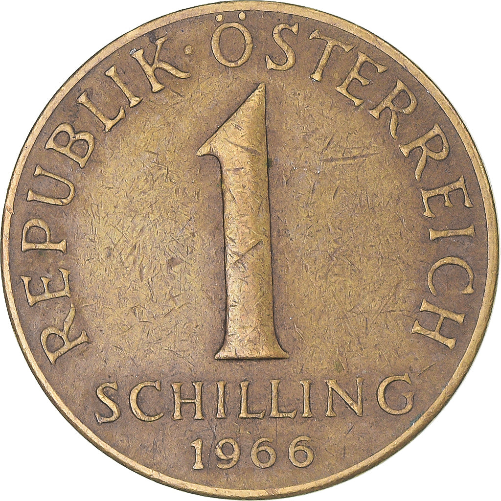 Moeda, Áustria, Schilling, 1966