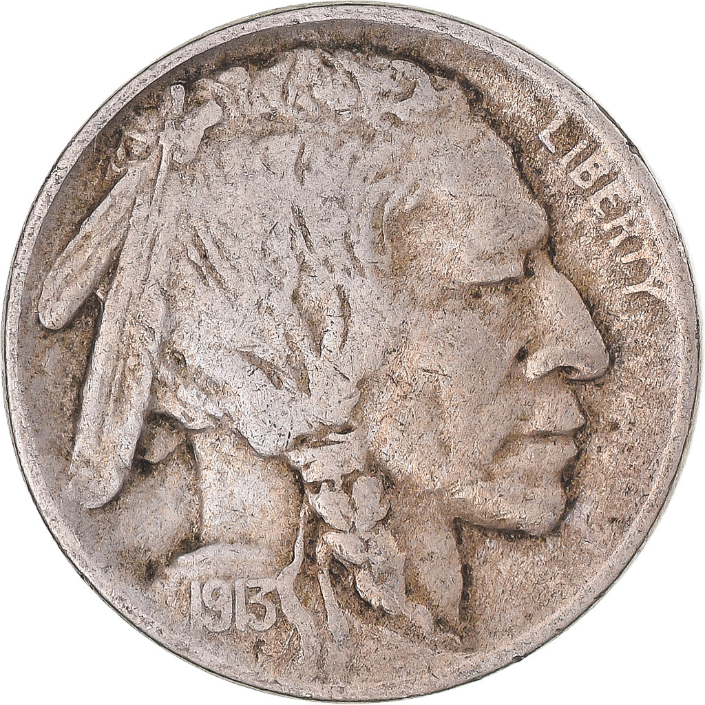 Coin, United States, 5 Cents, 1913