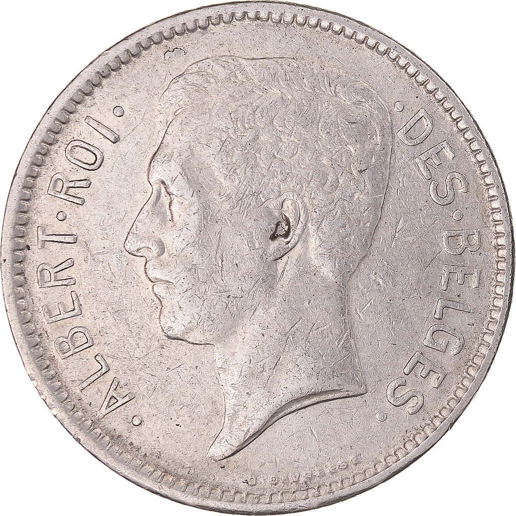Moneda, Bélgica, 5 Francs, 5 Frank, 1931