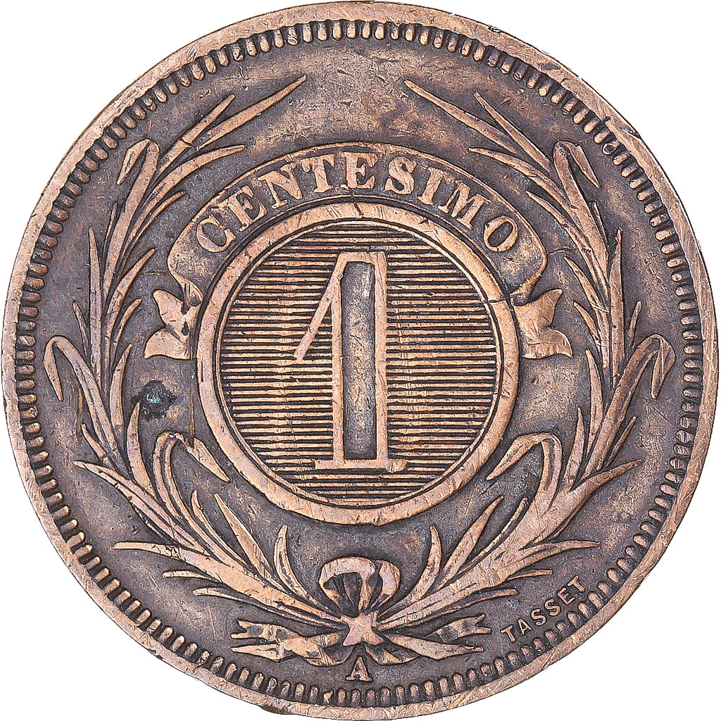 Monnaie, Uruguay, Centesimo, 1869