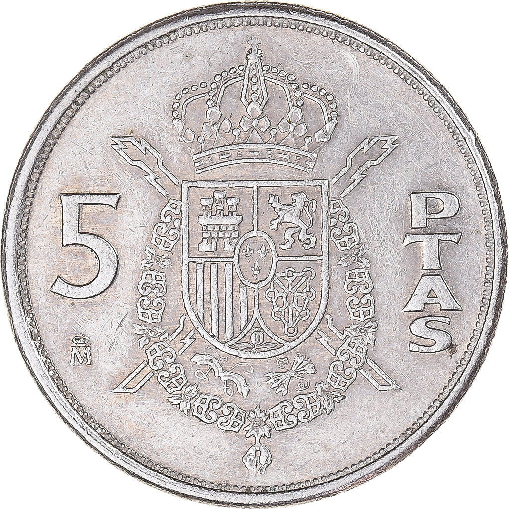 Monnaie, Espagne, 5 Pesetas, 1989