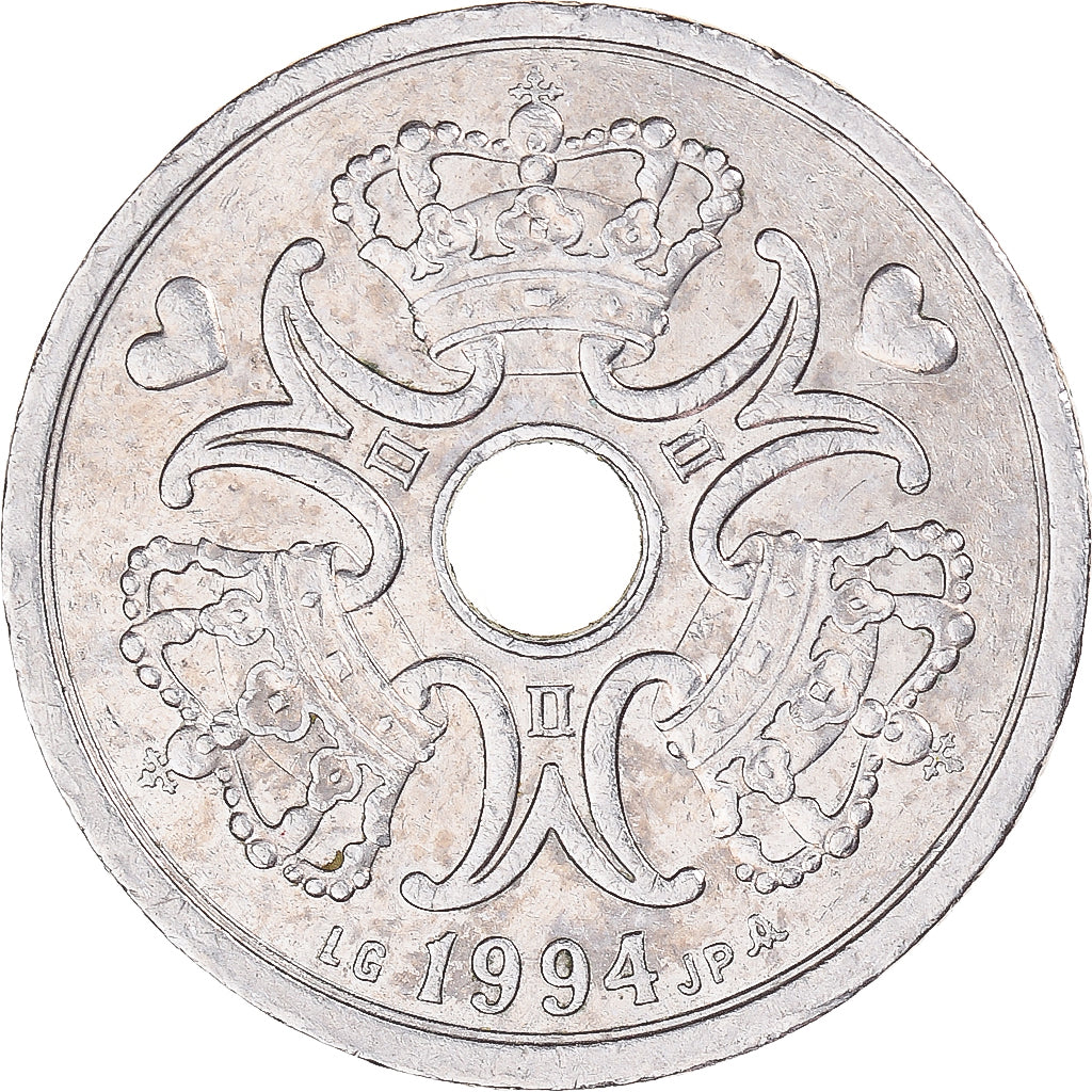 Moneta, Danimarca, 2 Kroner, 1994
