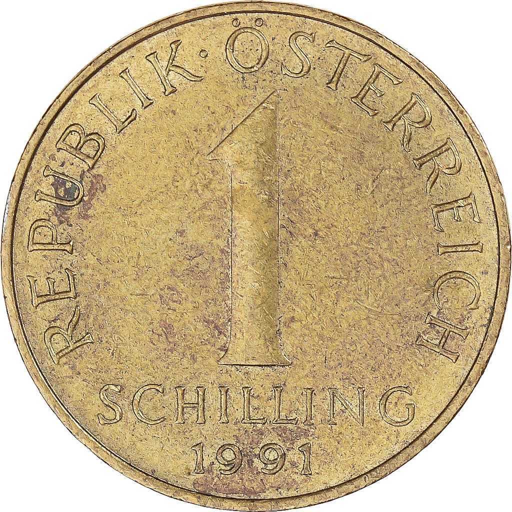 Moeda, Áustria, Schilling, 1991
