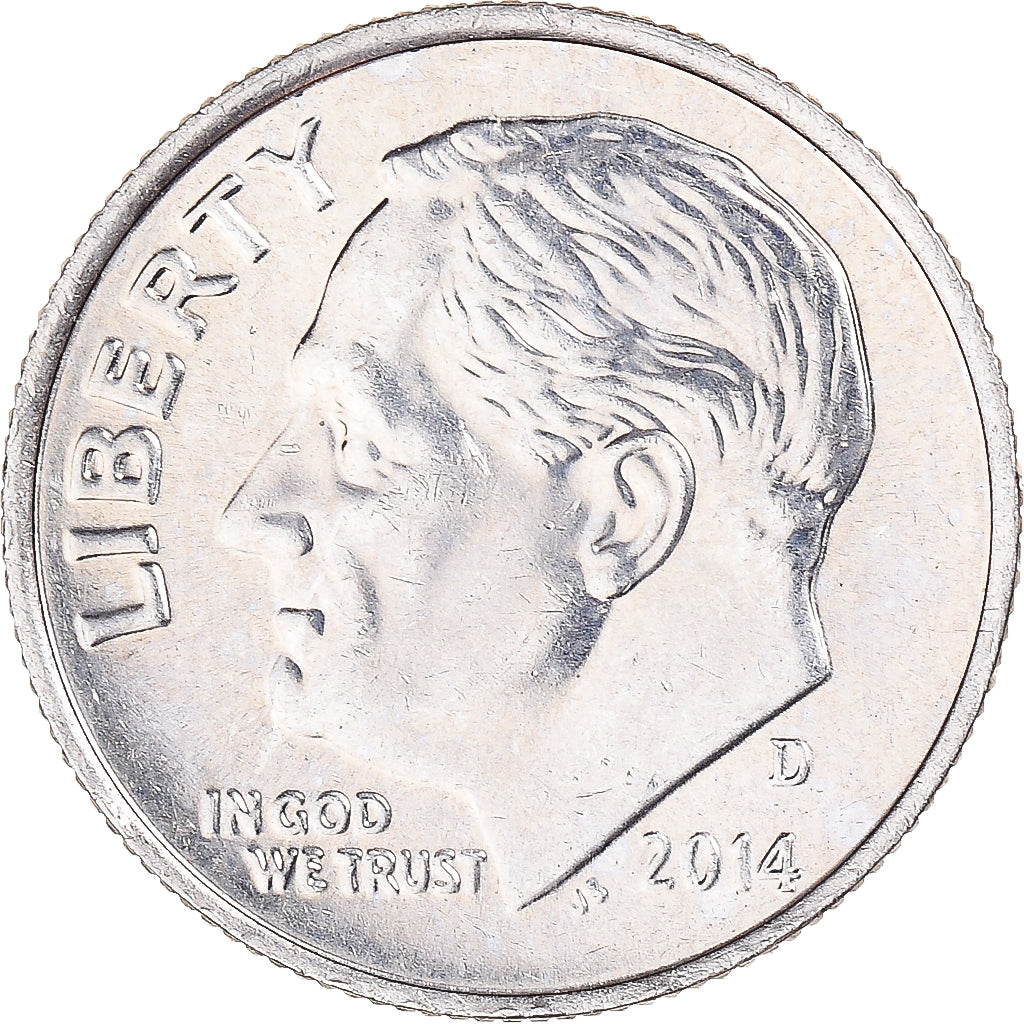 Moeda, Estados Unidos da América, Dime, 2014