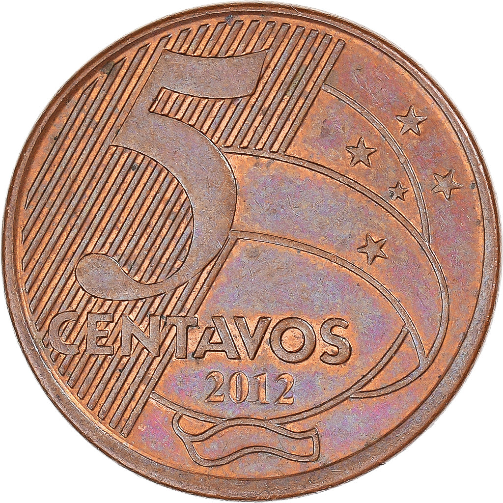 Moneta, Brazylia, 5 Centavos, 2012