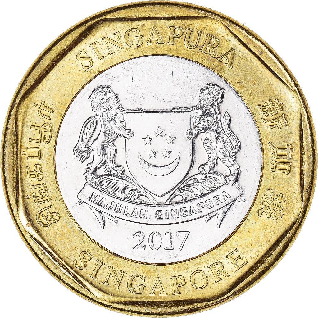 Moneda, Singapur, Dollar, 2017