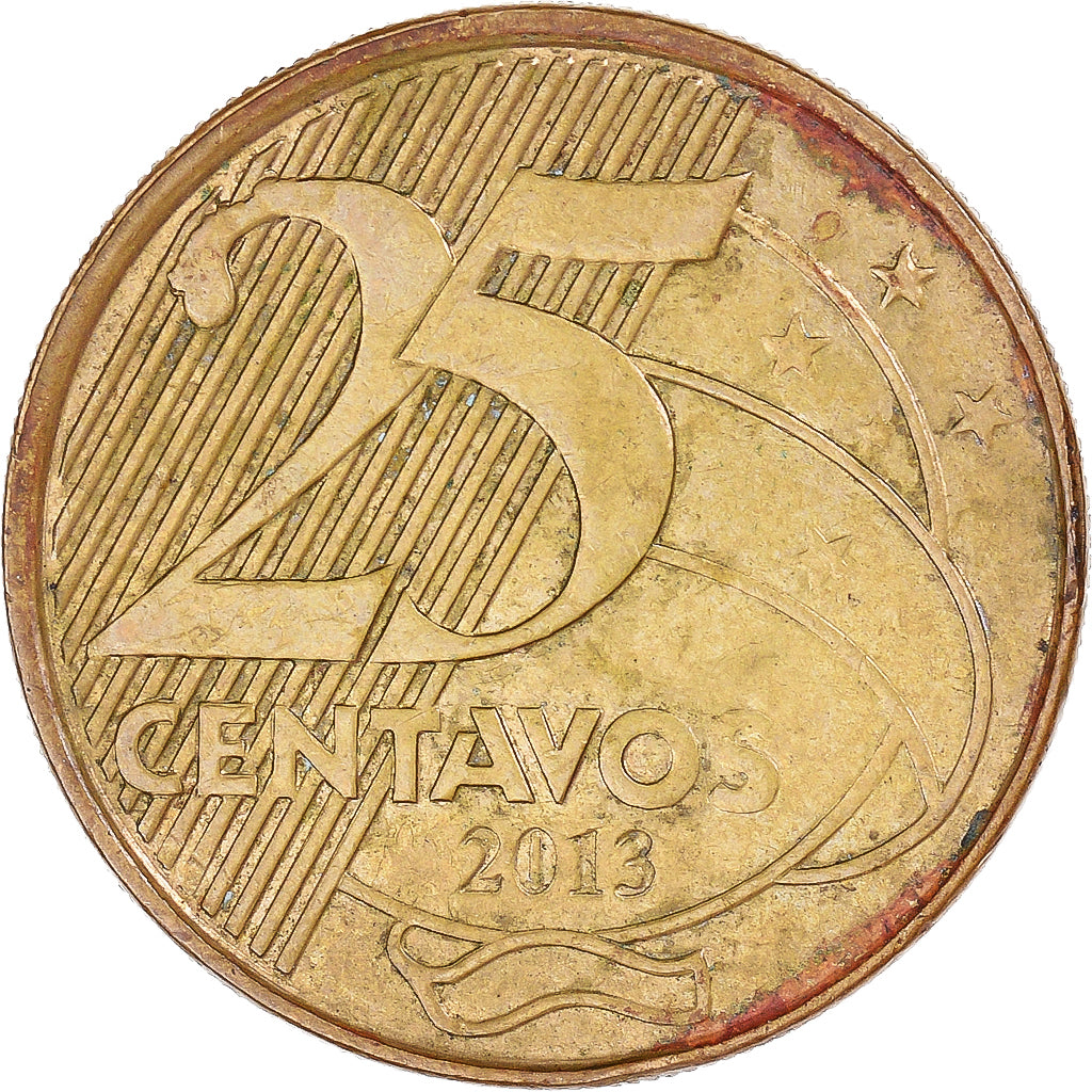 Moeda, Brasil, 25 Centavos, 2013